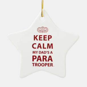 MIJN DAD IS EEN PARATROOPER. KERAMISCH ORNAMENT