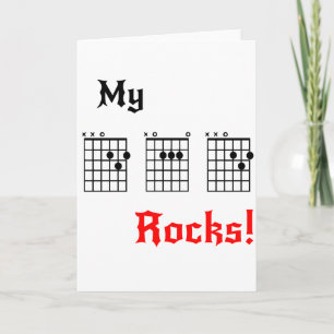 Mijn DAD Rotsen - Verjaardag, Vaderdag, enz.Kaart Kaart