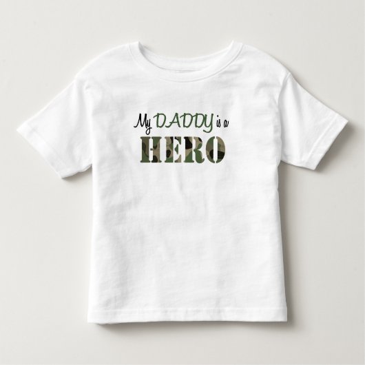 Mijn DADDY is een HERO Kinder Shirts (Voorkant)