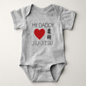 Mijn DADDY LIVE JIU-JITSU BABY ONSIE Romper (Voorkant)