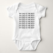 MIJN DADI IS DE BESTE Baby-Bodysuit Romper (Voorkant)