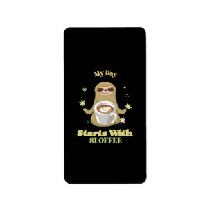 Mijn dag begint met Sloffee Etiket