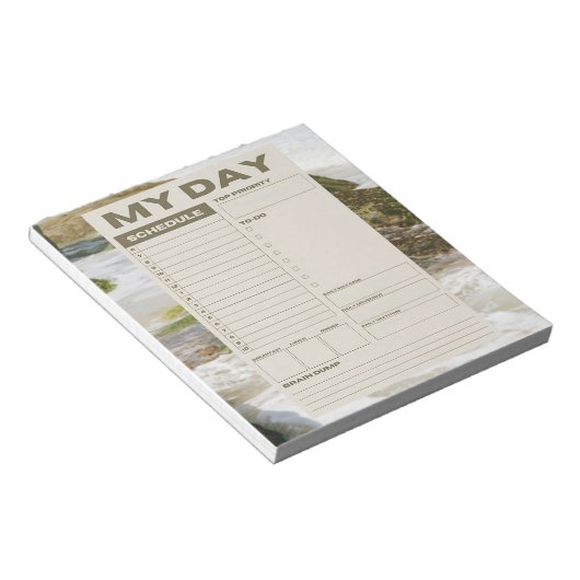 Mijn dag / dagelijks notitieblok (Schuin)