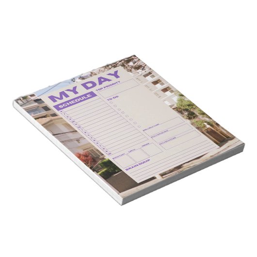 Mijn dag / dagelijks notitieblok (Schuin)