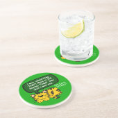 Mijn dag ging geweldig tot ik je zag zandsteen onderzetter (Zijkant)