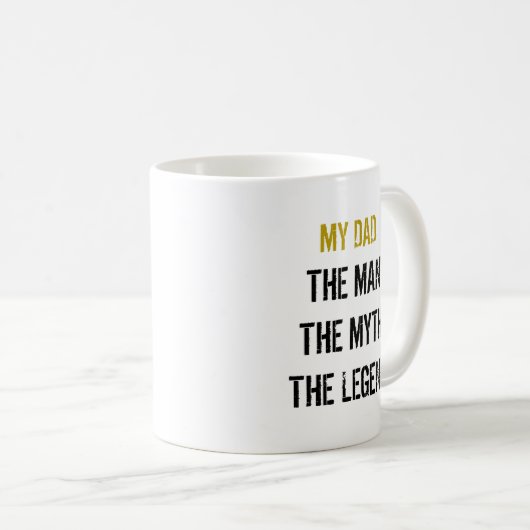 MIJN DAG HET MAN DE MYTH DE LEGEND KOFFIEMOK (Voorkant rechts)