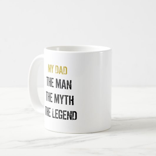 MIJN DAG HET MAN DE MYTH DE LEGEND KOFFIEMOK (Voorkant links)