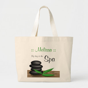 "Mijn dag op de Spa" op maat van Jumbo Canvas tas