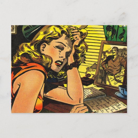 Mijn dagboek overspoelen briefkaart (Voorkant)