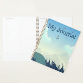 "Mijn Dagboek" | Serene Berglandschap & Blauwe Planner (Display)