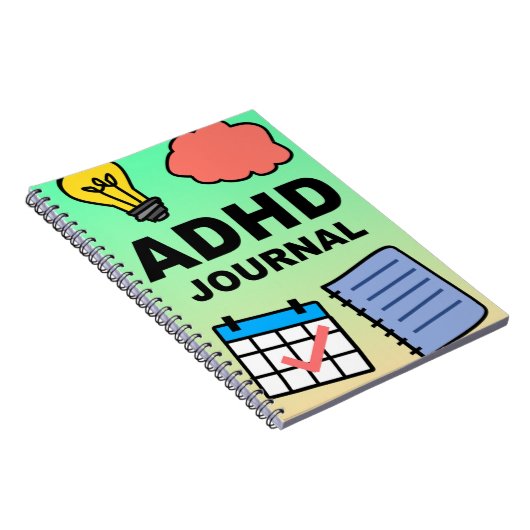 Mijn dagelijkse ADHD dagboek Notitieboek (Rechterzijde)