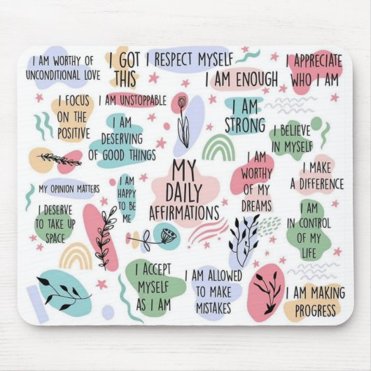 Mijn dagelijkse bevingen muismat (Voorkant)