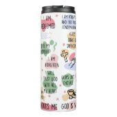 Mijn dagelijkse bijbelbevestiging Drank Tumbler Thermosbeker (Achterkant)