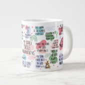 Mijn dagelijkse bijbelbevestigingen Drank of thee Grote Koffiekop (Voorkant rechts)