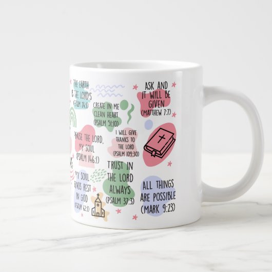 Mijn dagelijkse bijbelbevestigingen Drank of thee Grote Koffiekop (Rechts)