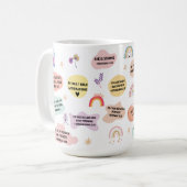 Mijn dagelijkse Bijbelse affirmaties Keramische Mo Koffiemok (Voorkant links)