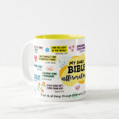 Mijn dagelijkse Bijbelse affirmaties Mok (Voorkant links)