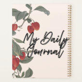 "Mijn Dagelijkse Dagboek" | Levendige Kersen Tak B Planner (Achterkant)