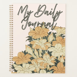 "Mijn Dagelijkse Dagboek" | Vintage Warme Bloemen Planner