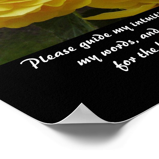 Mijn dagelijkse gebeden poster (Hoek)