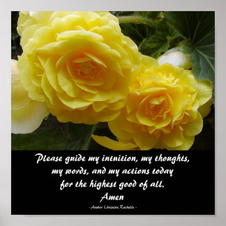 Mijn dagelijkse gebeden poster