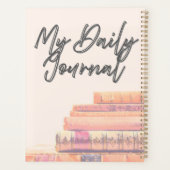 "Mijn Dagelijkse Journaal" | Oude Boeken Stack & C Planner (Achterkant)