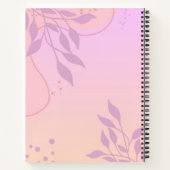 Mijn dagelijkse journaal Spiraal Notebook Notitieboek (Achterkant)