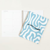 Mijn dagelijkse planner Hoesje met Abstracte golve (Display)