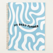 Mijn dagelijkse planner Hoesje met Abstracte golve (Voorkant)