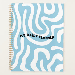 Mijn dagelijkse planner Hoesje met Abstracte golve