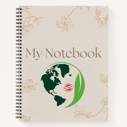 Mijn dagelijkse planner, Spiral Notebook Notitieboek (Voorkant)