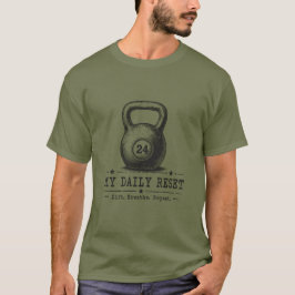 Mijn Dagelijkse Reset | Lift Breathe Repeat Workou T-shirt