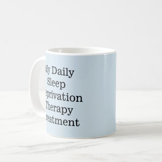 Mijn dagelijkse therapiebehandeling koffiemok (Voorkant links)