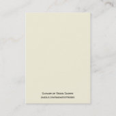 Mijn dagochtend biedt gebeden Floral Heilige Kaart Visitekaartje (Achterkant)