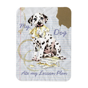 Mijn Dalmatian Ate My Lesson Plan Magneet