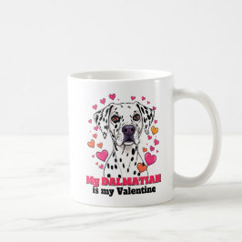 Mijn Dalmatiër is mijn Valentijn Schattige Funny Koffiemok