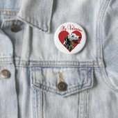 Mijn Dalmatische Valentijn Ronde Button 5,7 Cm (In situ)