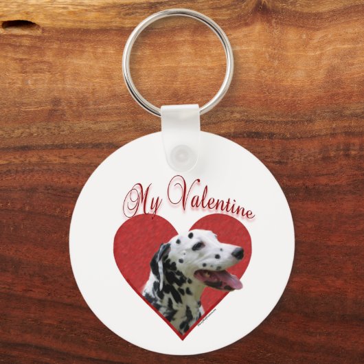 Mijn Dalmatische Valentijn Sleutelhanger (Achterkant)