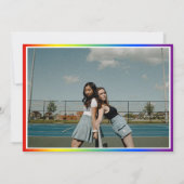 Mijn dame LGBT-huwelijk wees mijn bruidsmeisje Kaart (Achterkant)