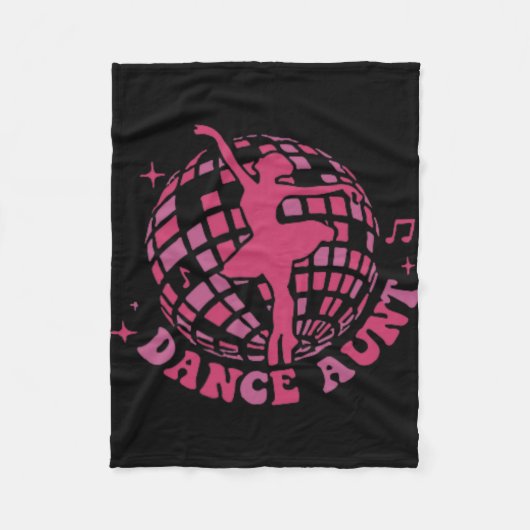 Mijn Dance Tante Era Dance Tante Moederdag Fleece Deken (Voorkant)