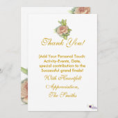 Mijn dankbaarheid speciaal voor u! bedankkaart (Voorkant / Achterkant)