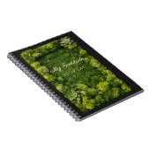 Mijn Dankbaarheidsjournaal Groene Mos Esthetische  Notitieboek (Rechterzijde)