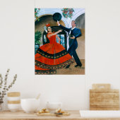 Mijn dans (Flamenco) Poster (Keuken)