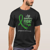 Mijn Daughters Fight is mijn Gastroparesse AWare T-shirt (Voorkant)