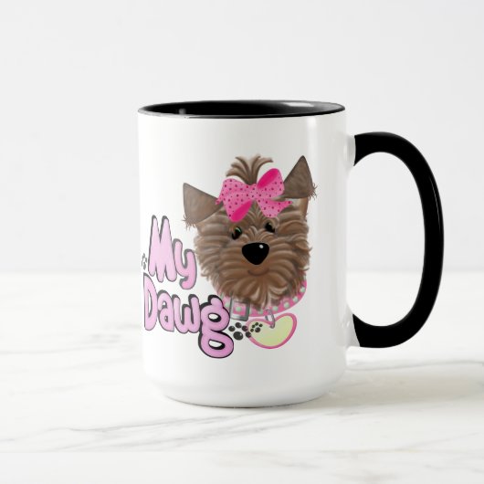 Mijn dawg cadeau mok (Rechts)