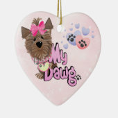 Mijn Dawg Keramisch Ornament (Rechts)