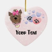 Mijn Dawg Keramisch Ornament (Achterkant)