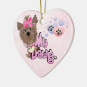 Mijn Dawg Keramisch Ornament (Links)