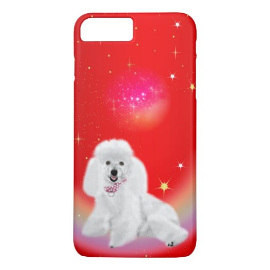 Mijn Dawg Poodle~ - iPhone 7 plus Hoesje (Achterkant)