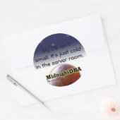 "Mijn DB is niet klein" sticker (Envelop)